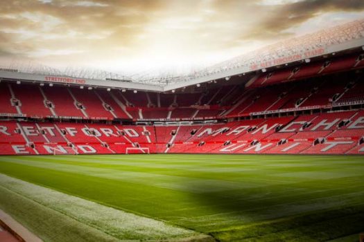 Stadium view at Manchester United Football Club © Manchester United Football
