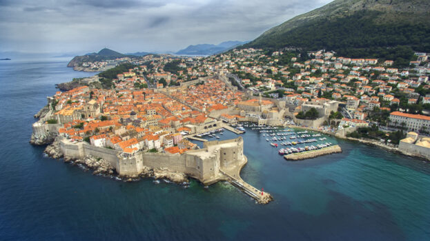 Dubrovnik, Croatia Aerial View