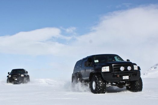 Jeep tour on a glacier, Iceland © HL Adventure