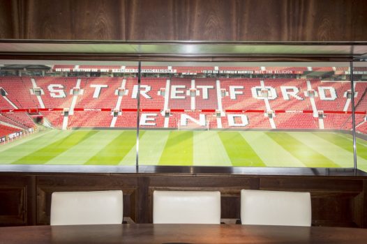 Stretford End at Manchester United Football Ground