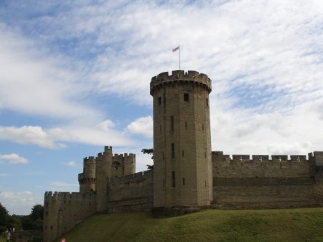 Warwick Castle, Warwickshire - East Front of Warwick Castle