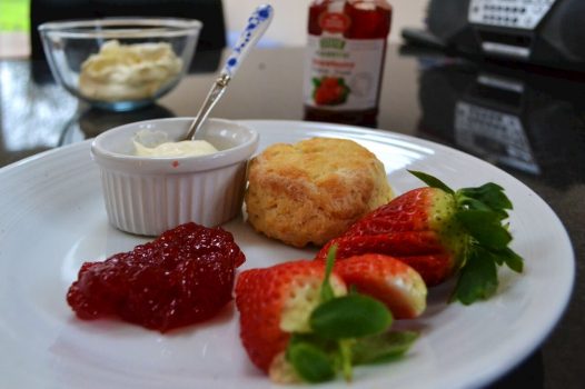 Homemade Scones and afternoon tea